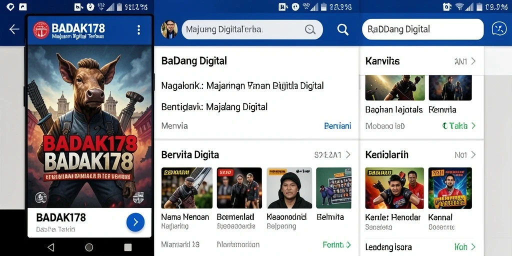 Tampilan antarmuka aplikasi BADAK178 yang modern dan menarik.