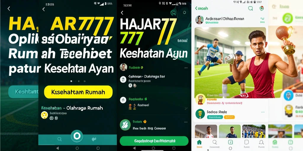 Antarmuka pengguna HAJAR777 yang sederhana dan fungsional.