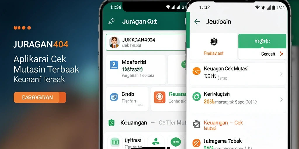Antarmuka aplikasi Cek Mutasi JURAGAN404 yang modern dan informatif.